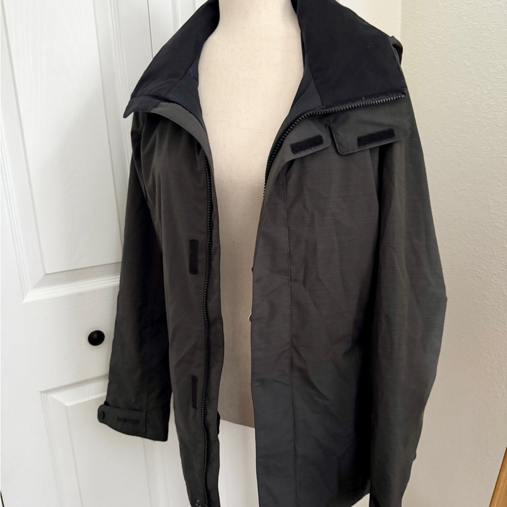Burton Jet Set Jacket in True Heather Black NWT - Picture 2 of 5